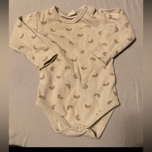 Quincy Mae rainbow onesie